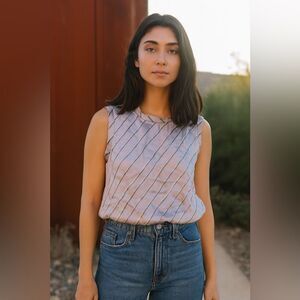 Rebecca Taylor Silk Top Size 2 NWOT